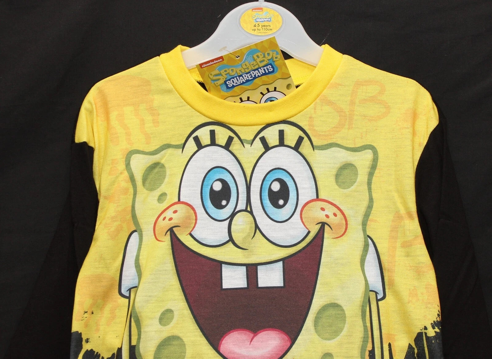 Boy's SPONGEBOB SQUAREPANTS Pyjamas / Long-Sleeved PJs - Sizes 4-10 Years