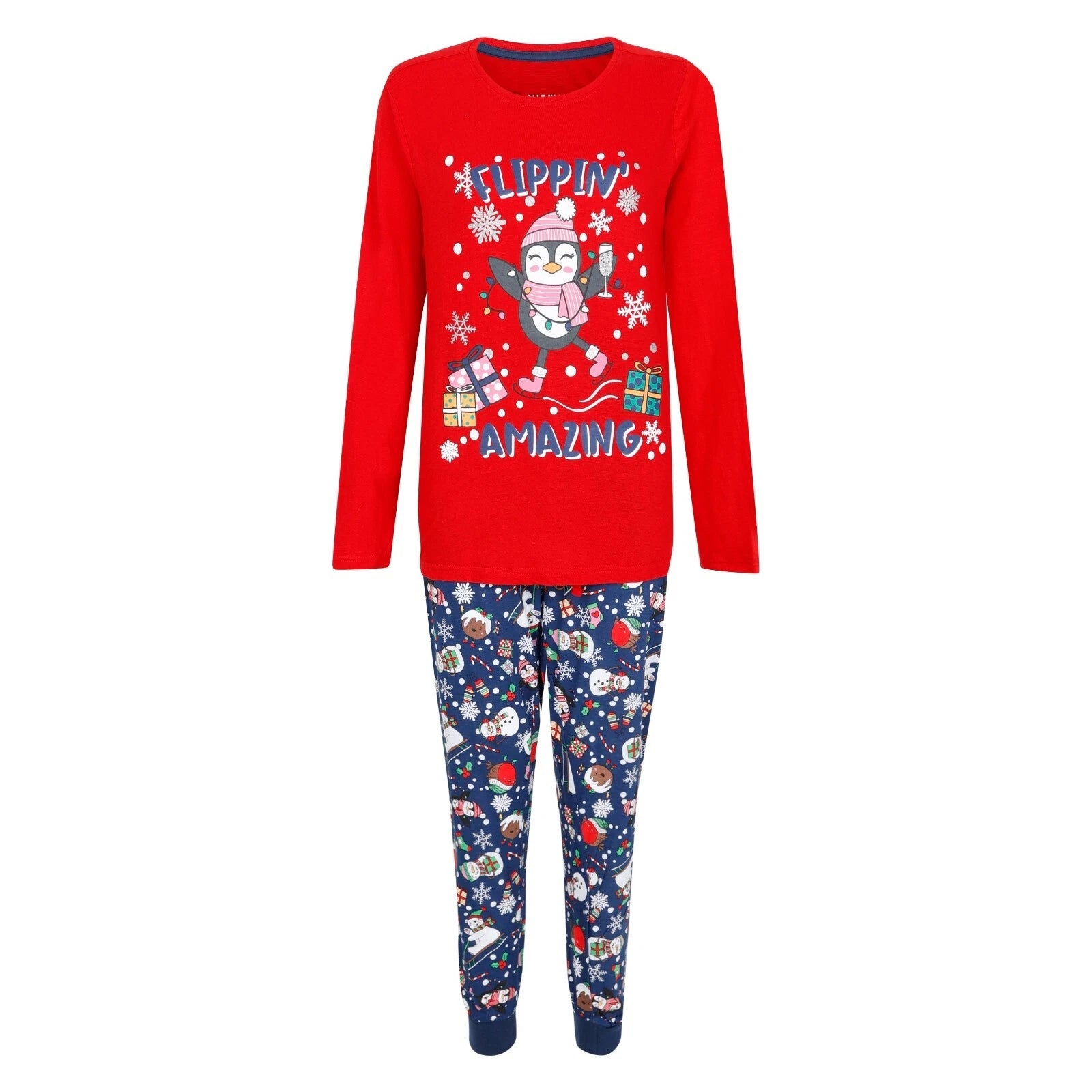 Christmas Pyjamas Family Matching Mens Ladies Boys Girls XMAS Novelty PJ Sets