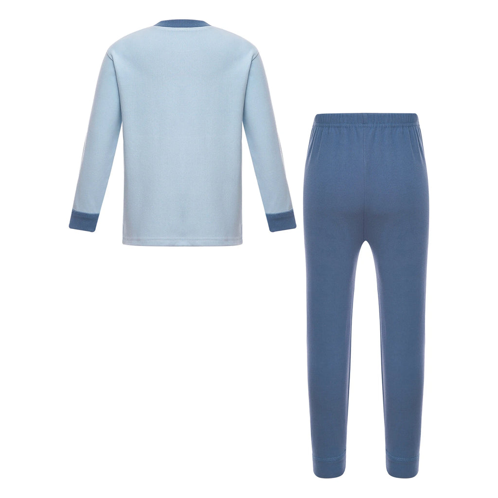 Kids Loungewear Crewneck Sleepwear Tops Pajama Set Casual Underwear T-shirt