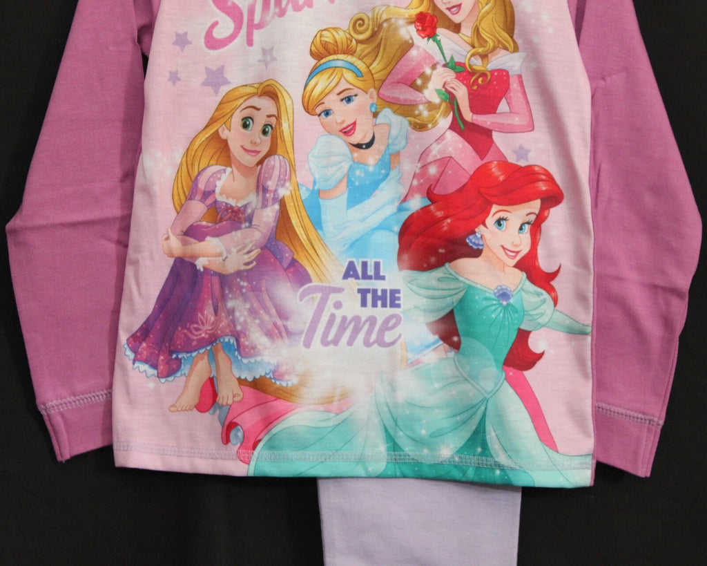 Girl's DISNEY PRINCESS Pyjamas / PJs in a Choice of 3 Styles - 18 months-5 years
