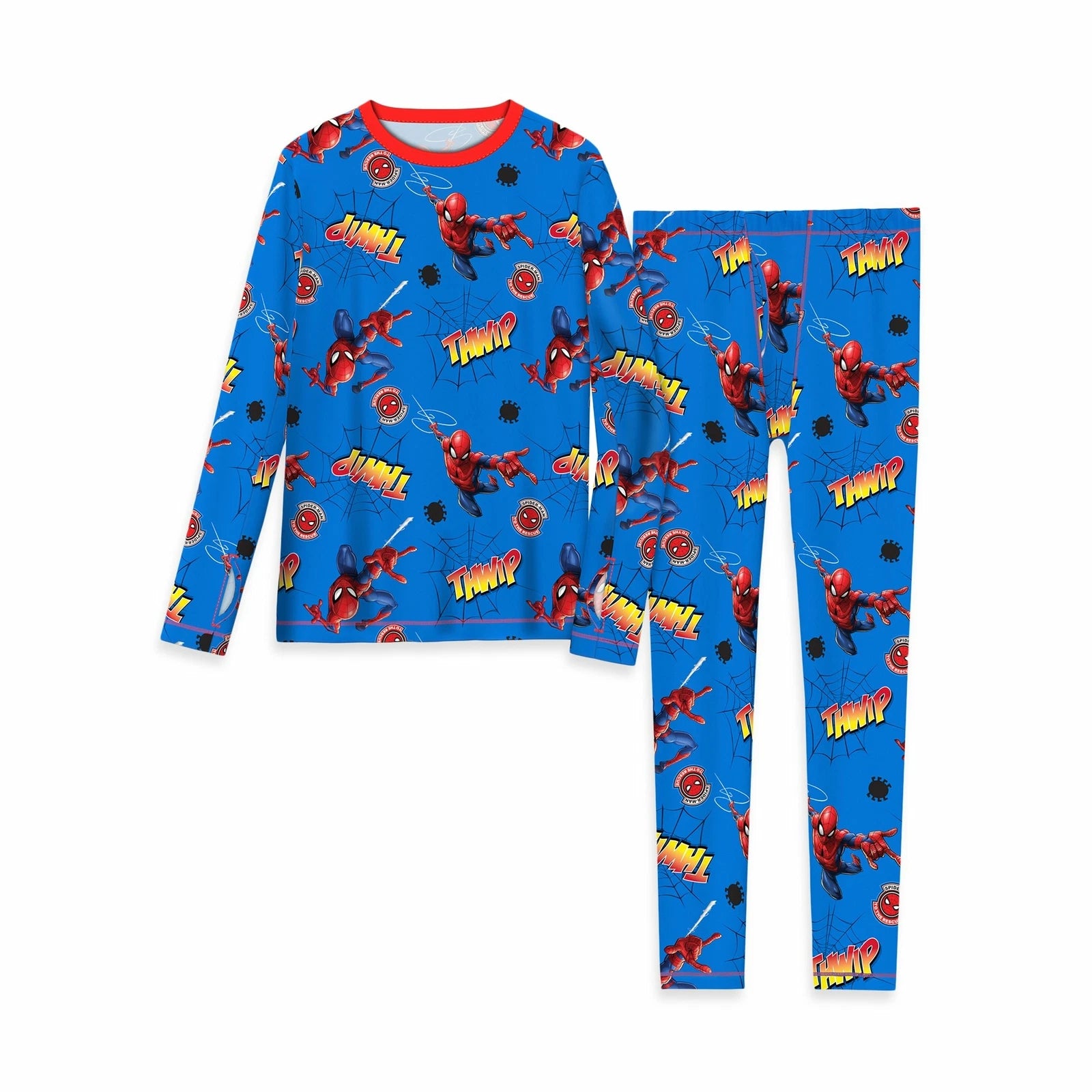 ClimateRight Boy's Poly Spandex Pick Theme 2pc Top & Pants Thermal Underwear Set