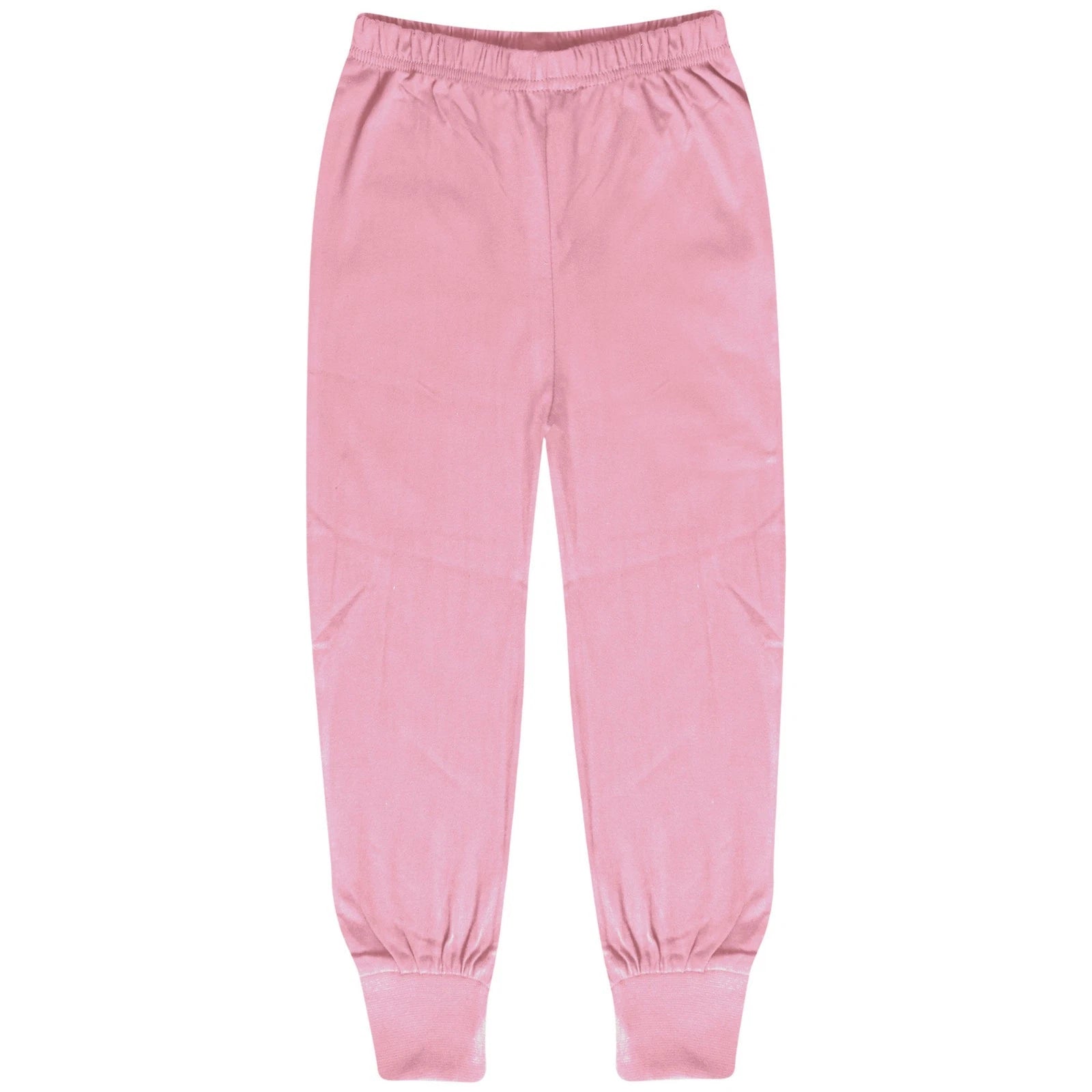 Kids Boys Girls Contrast Color Pjs Plain Stylish Pyjamas Set New Age 2-13 Years