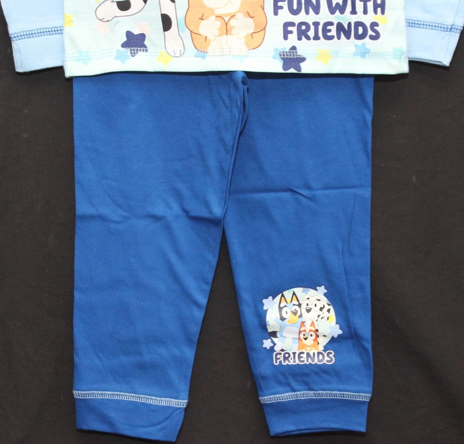 BLUEY Boy's Pyjamas /BLUEY & BINGO Long-Sleeved PJs Sizes 18 months-5 years