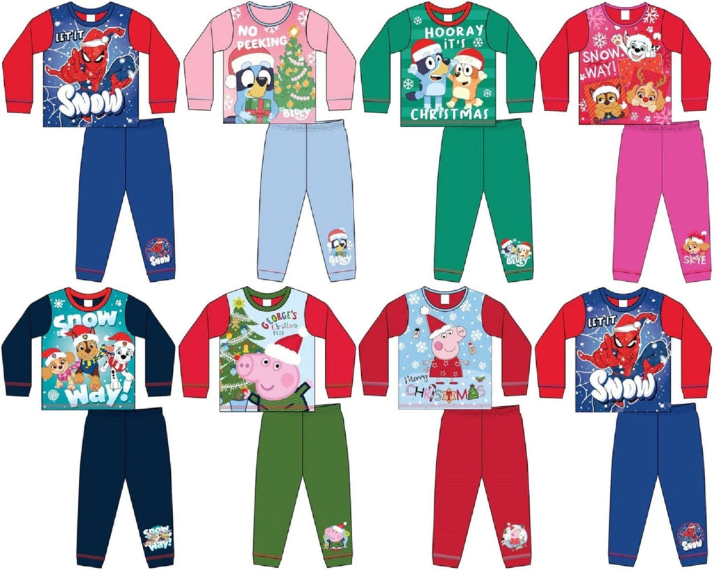 Kids/ Boys/ Girls CHRISTMAS Pyjamas / Xmas CHARACTER PJs Sizes 18 Months-5 Years