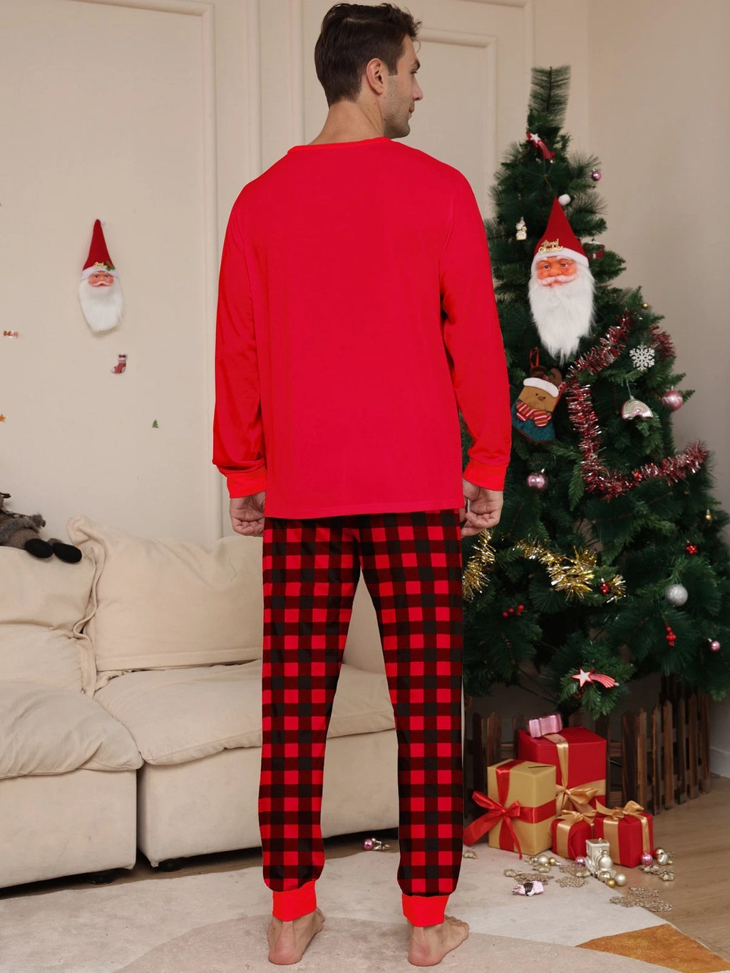 Christmas Family Matching Pyjamas Dog Adult Kids Nightwear Comfy Pajamas Pjs UK