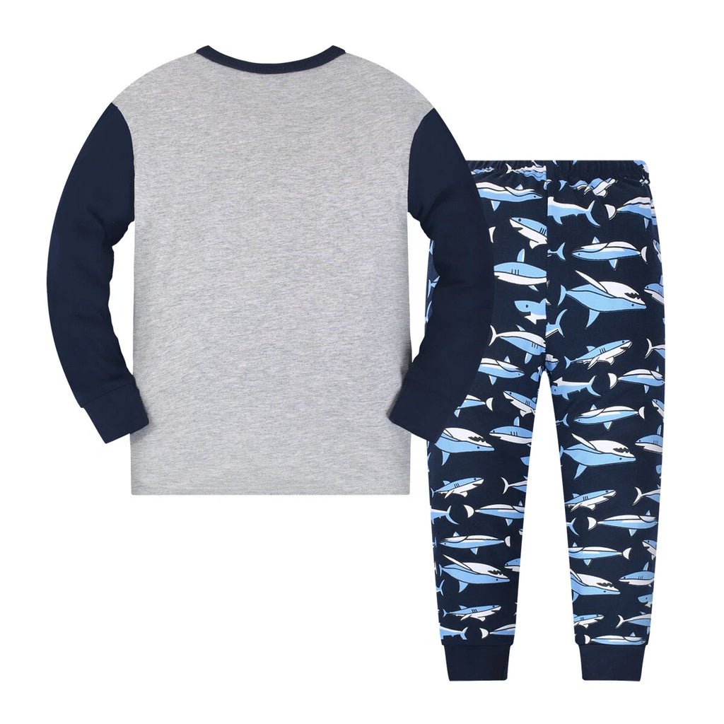 Kids Boys Pyjama Pyjamas Set PJs Sleepwear Nightwear Size 3 4 5 6 7 8 yrs