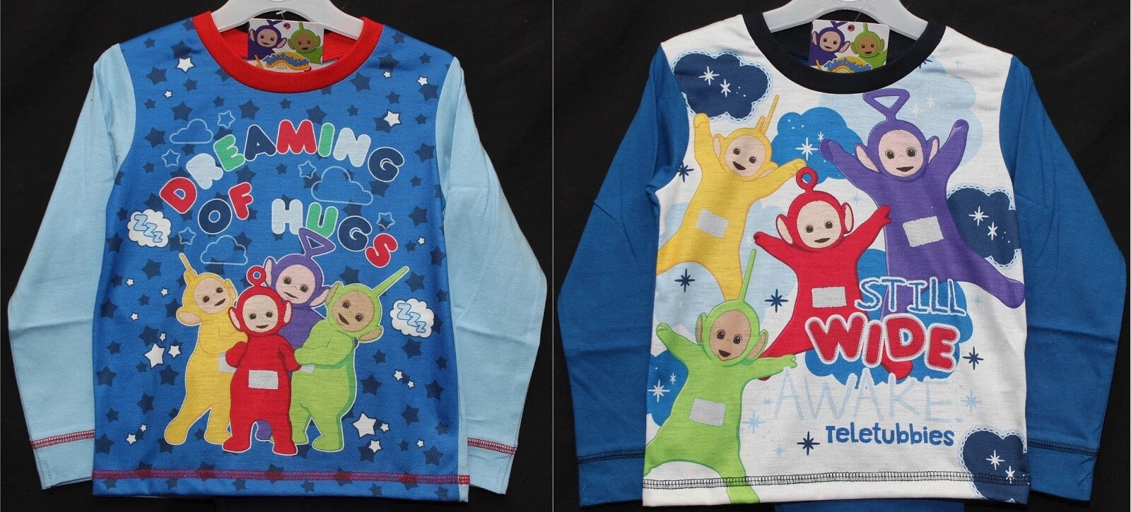 TELETUBBIES Boy's Pyjamas/Blue PJs in a Choice of Styles Sizes 12 months-4 years