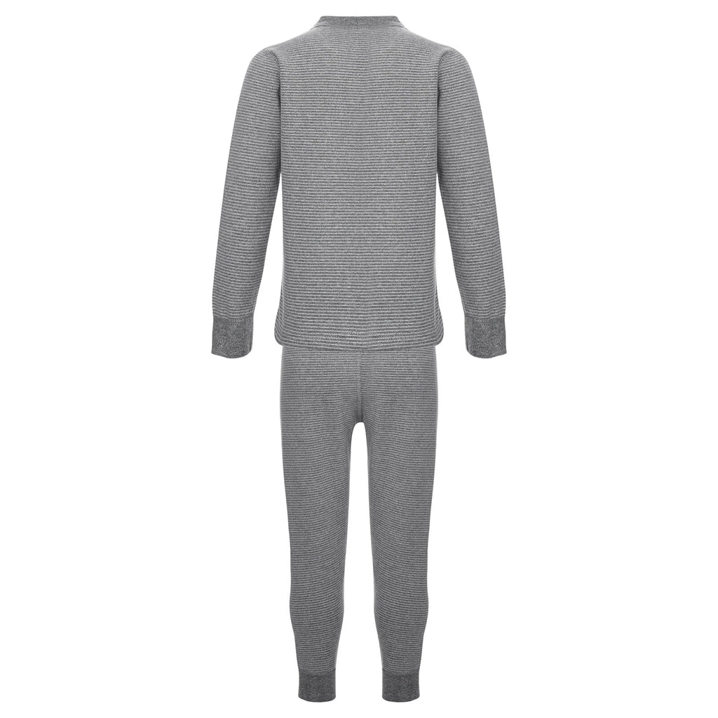 Kids Boys Girls Underwear T-shirt Pajama Set With Pants Nightwear Winter Tops