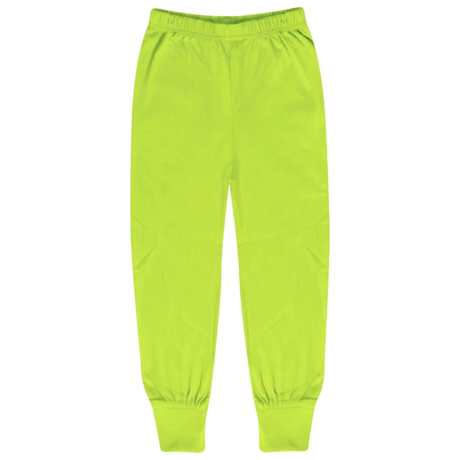 Kids Boys Girls Contrast Color Pjs Plain Stylish Pyjamas Set New Age 2-13 Years