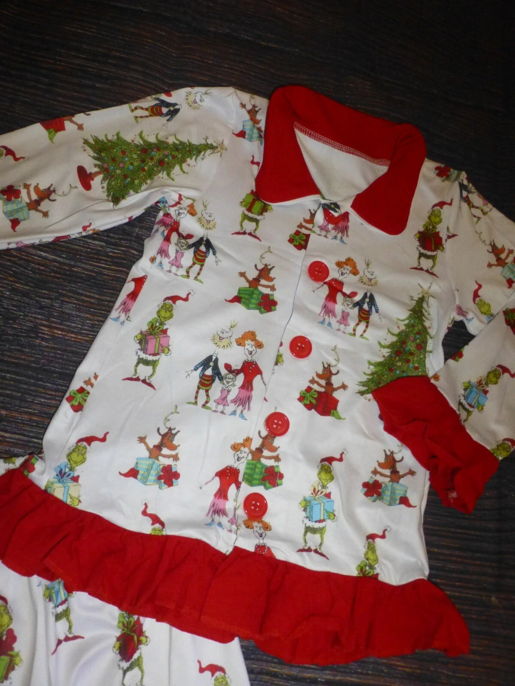 NEW Boutique Grinch Stole Christmas Girls Boys Pajamas