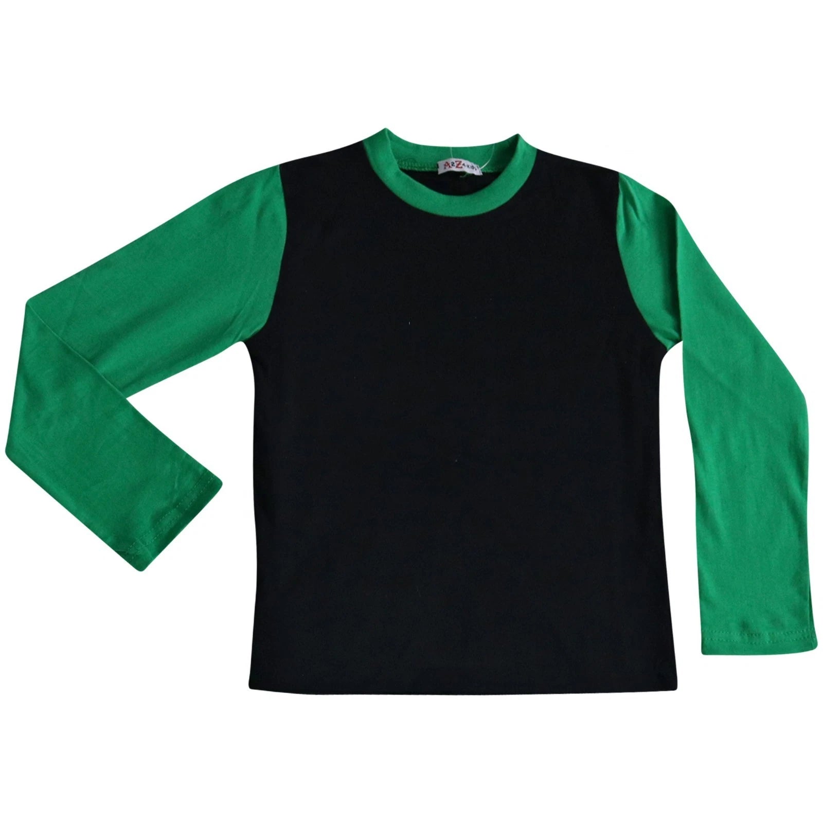 Kids Boys Girls Contrast Color Pjs Plain Stylish Pyjamas Set New Age 2-13 Years