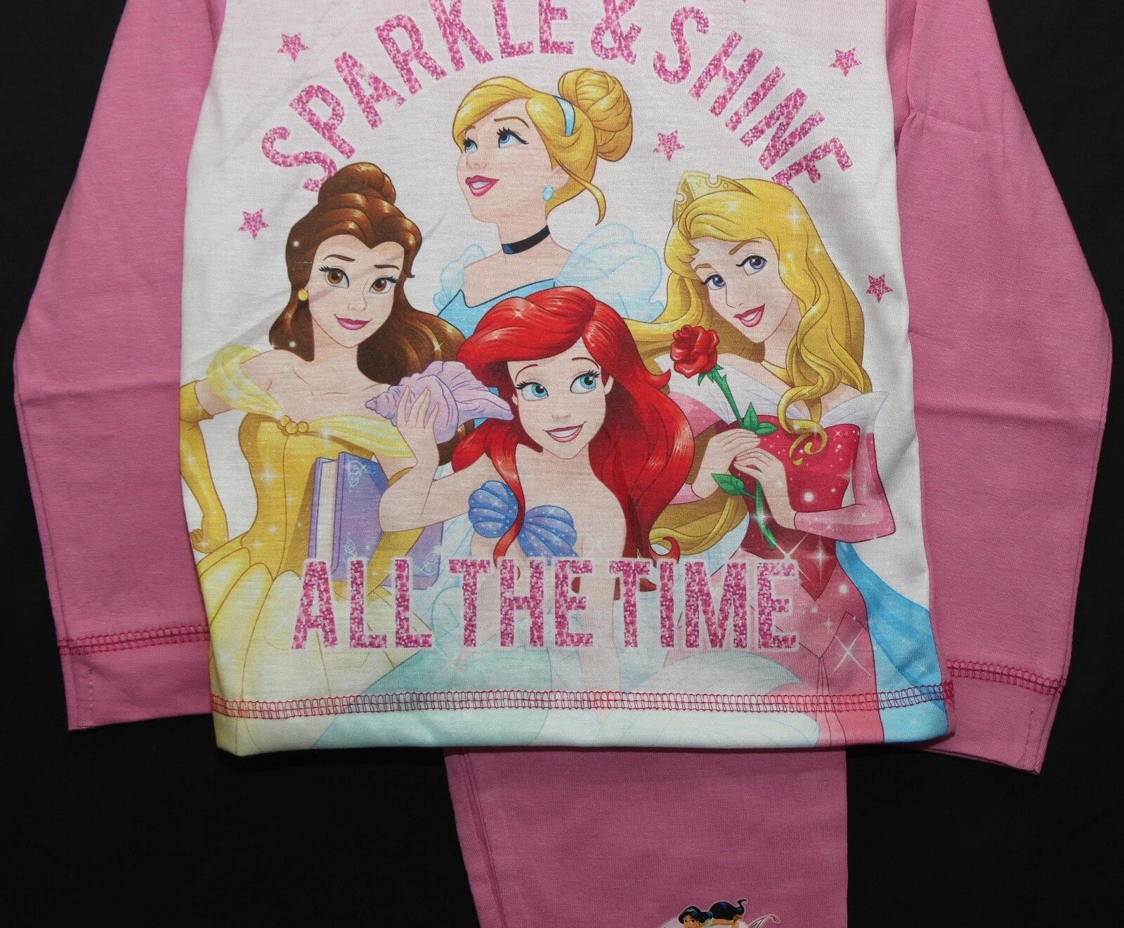 Girl's DISNEY PRINCESS Pyjamas / PJs in a Choice of 3 Styles - 18 months-5 years