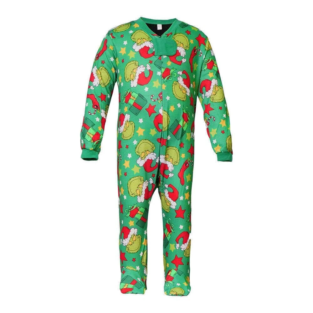 Family Matching Christmas Pyjamas Adult Kids Xmas Nightwear Pajamas Pjs Set Uk