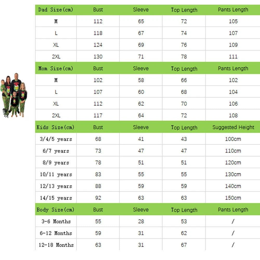 Family Matching Christmas Pyjamas Adult Kids Xmas Nightwear Pajamas Pjs Set Uk