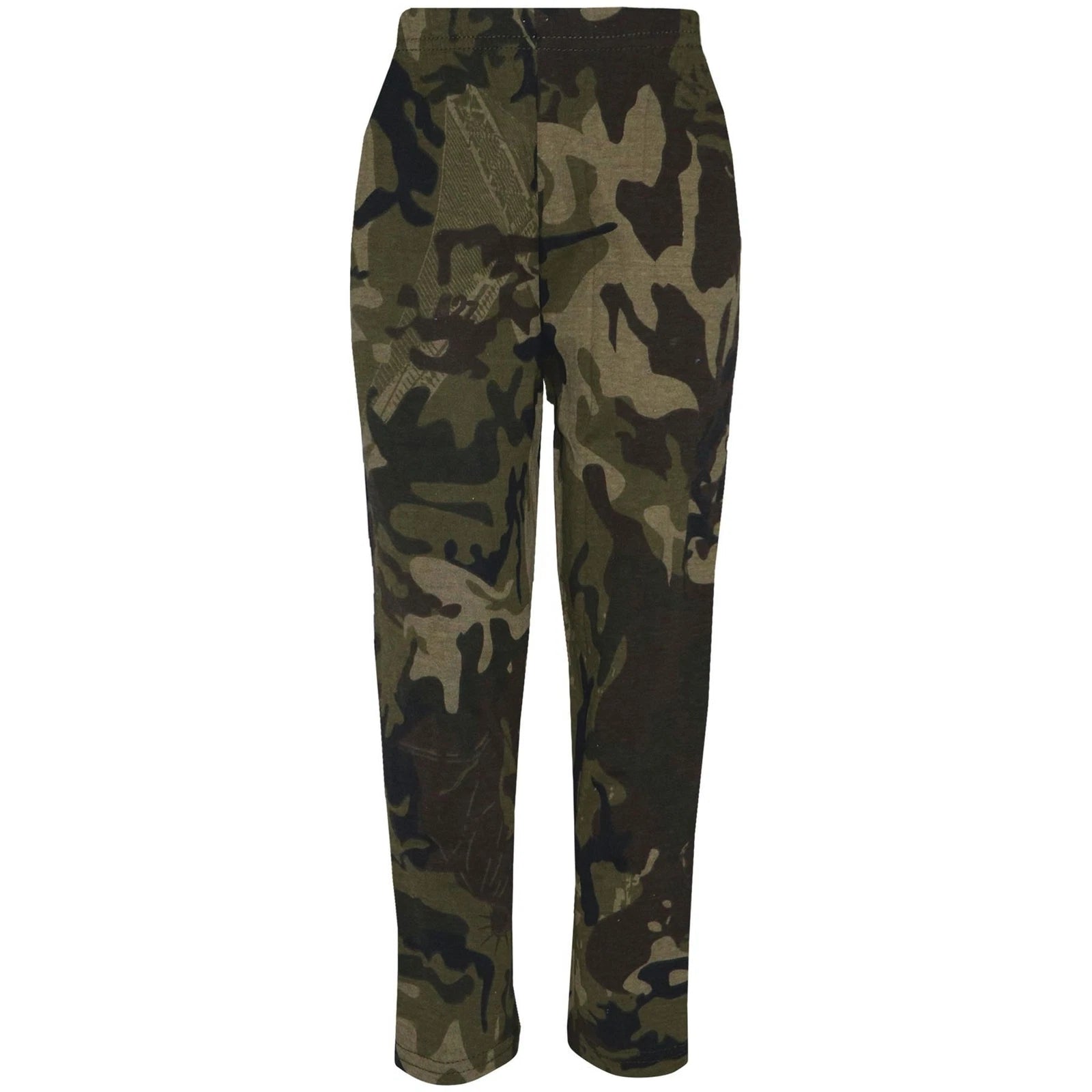 Kids Girls Boys Camouflage Green Print PJ S YA FILTHY Christmas Pyjamas Sets