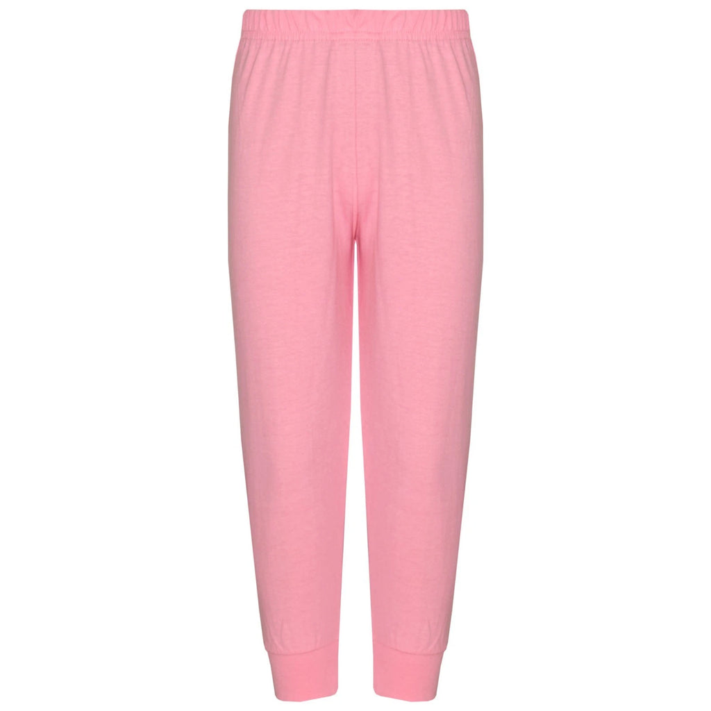 Kids Girls Baby Pink Pyjamas Eat Sleep Selfie Repeat Lounge Wear PJS 2-13 Years