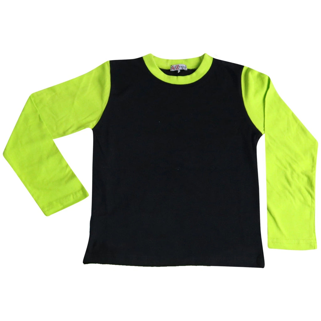 Kids Boys Girls Contrast Color Pjs Plain Stylish Pyjamas Set New Age 2-13 Years