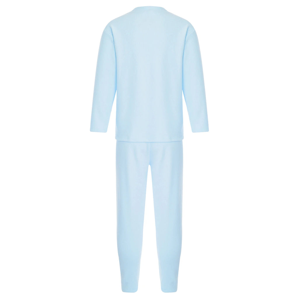 Kids Boys Girls Tees Elastic Top Pajamas Sleepwear Letter Print Set Thermal