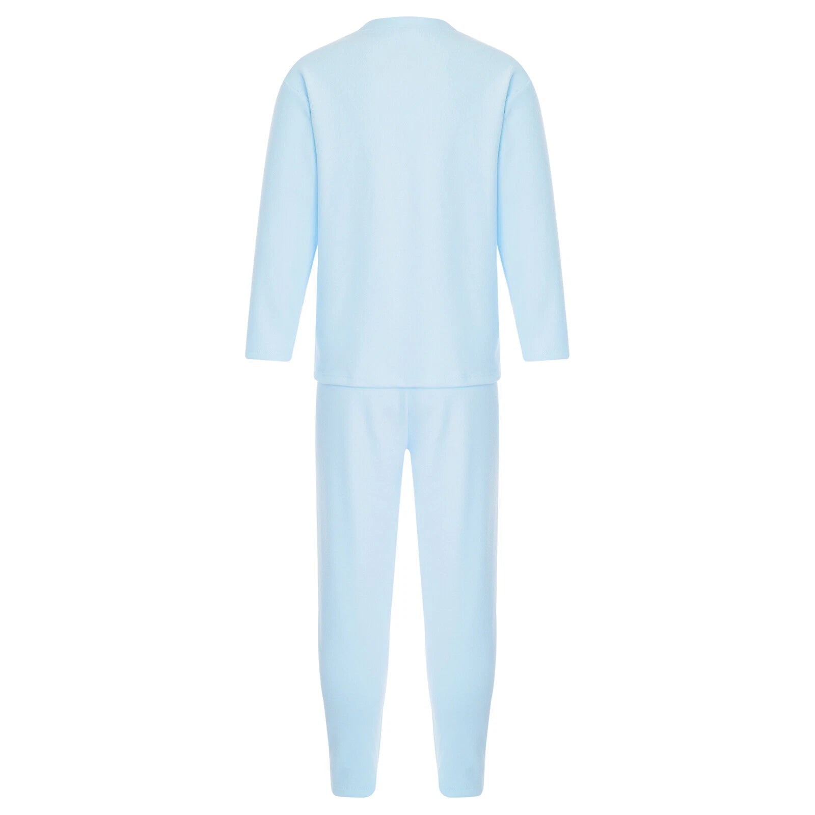 Kids Boys Girls Tees Elastic Top Pajamas Sleepwear Letter Print Set Thermal