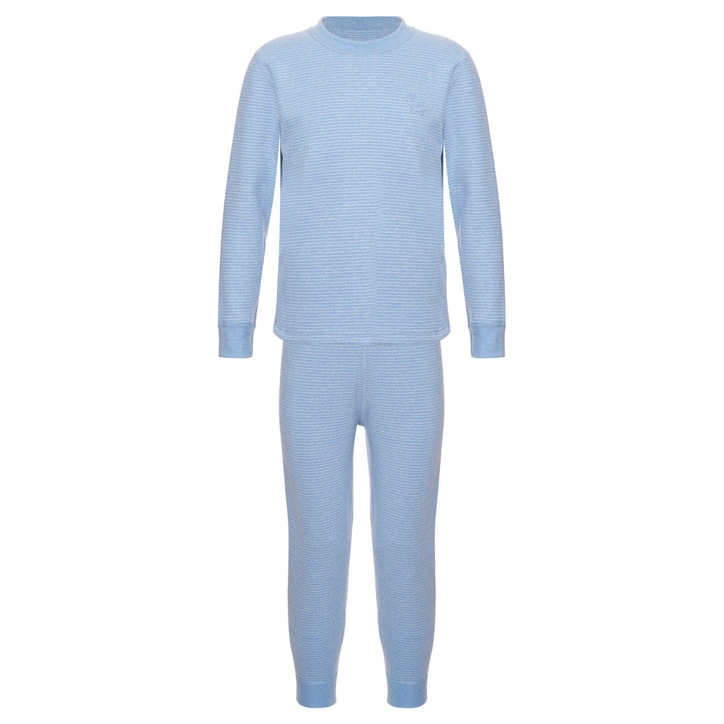 Kids Boys Girls Underwear T-shirt Pajama Set With Pants Nightwear Winter Tops