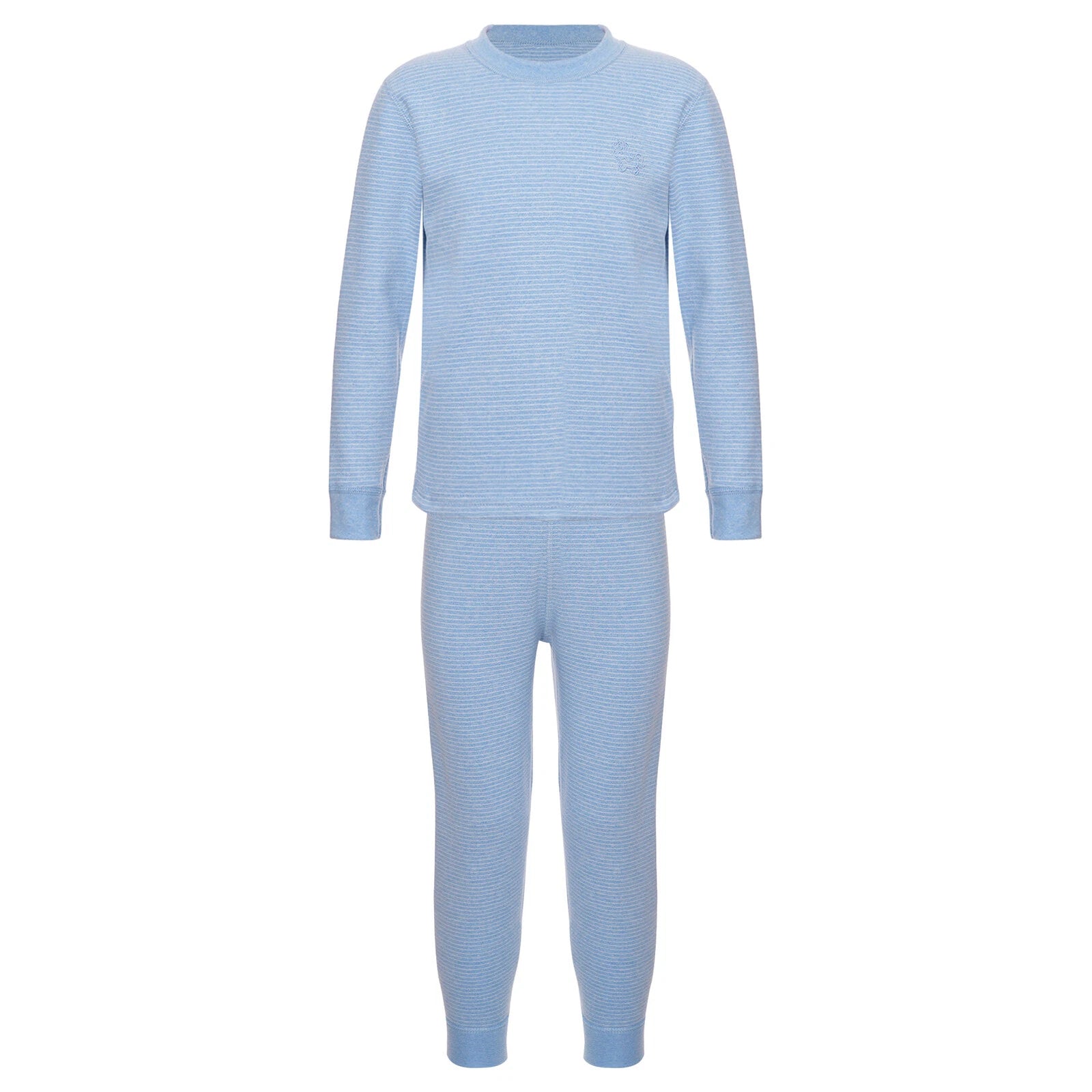 Kids Boys Girls Underwear T-shirt Pajama Set With Pants Nightwear Winter Tops