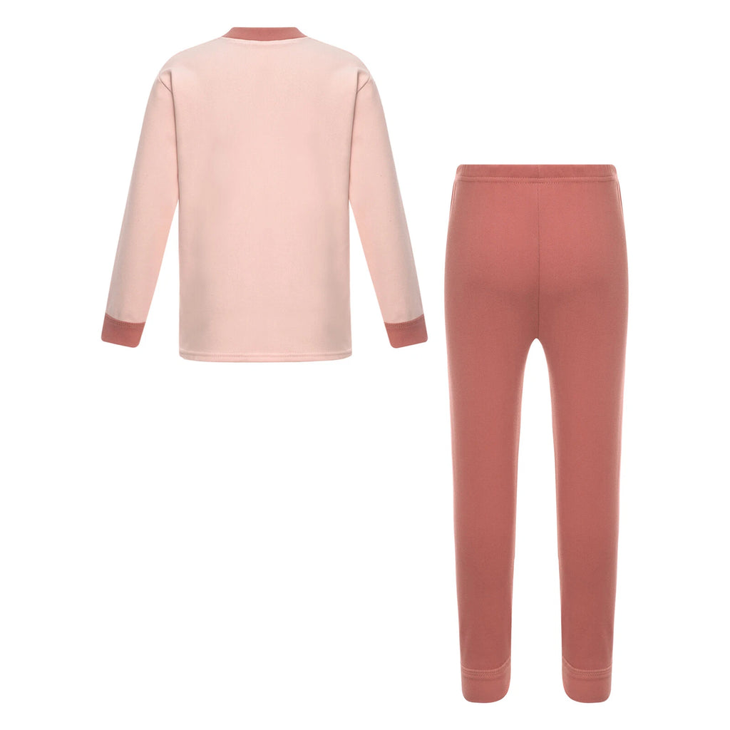 Kids Loungewear Crewneck Sleepwear Tops Pajama Set Casual Underwear T-shirt