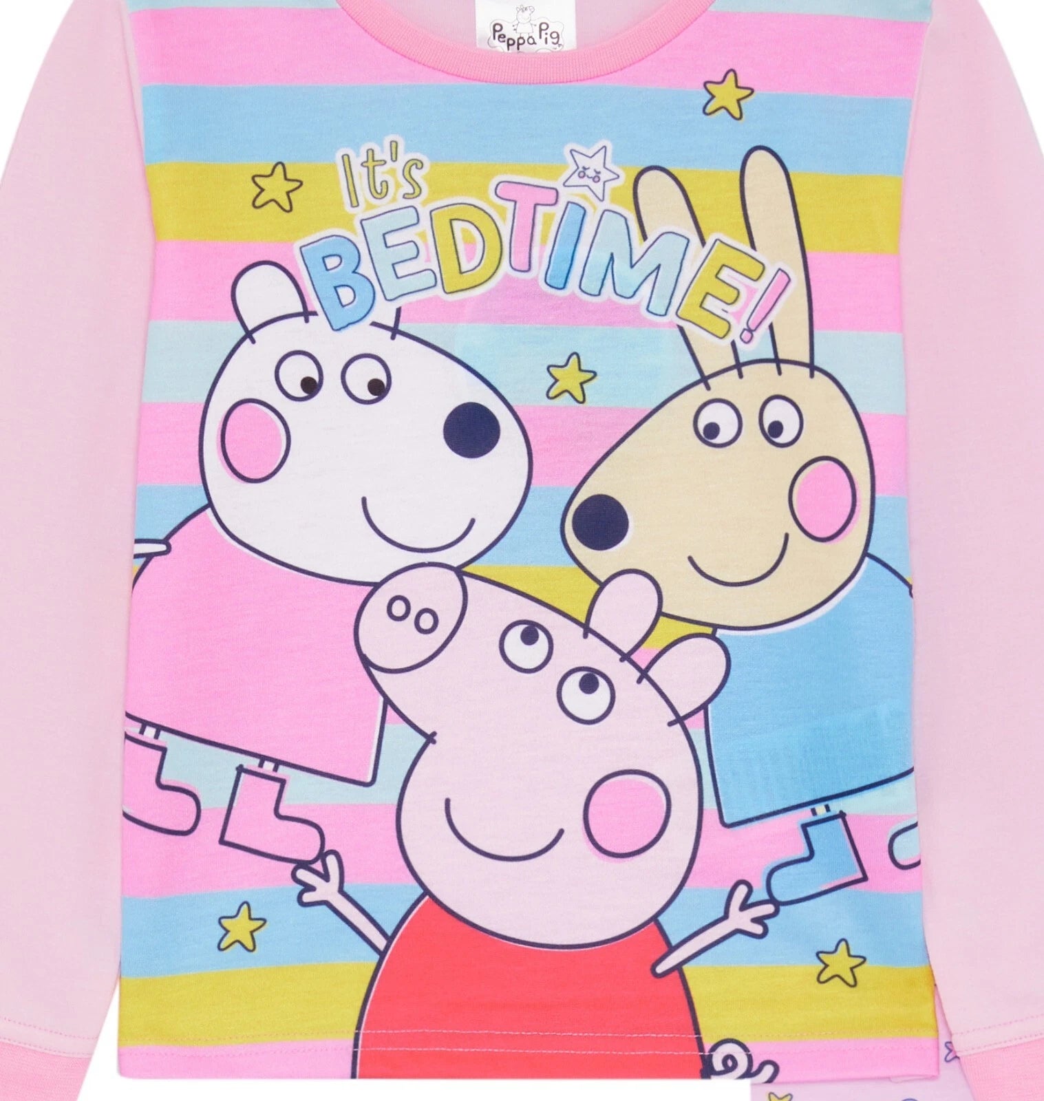 Girls Peppa Pig Toddler / Younger Pyjama Set Pink Size 18m- 5 Years Long Sleeved
