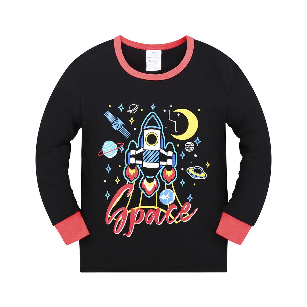 Kids Boys Pyjama Pyjamas Set PJs Sleepwear Nightwear Size 3 4 5 6 7 8 yrs