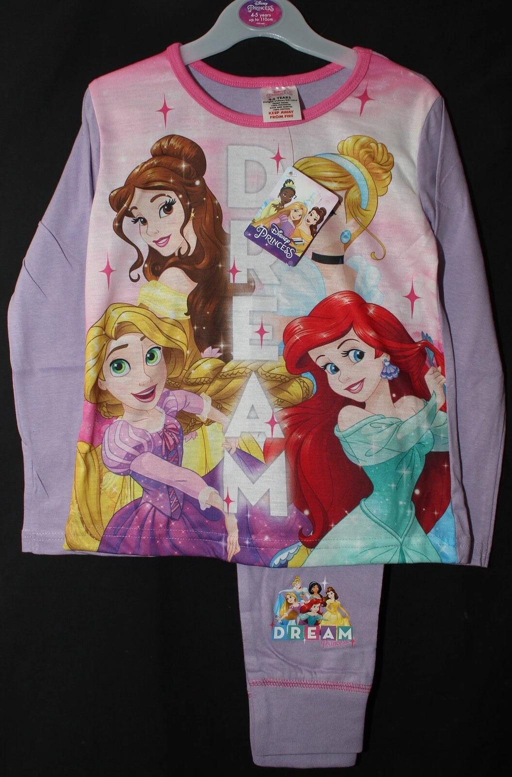 DISNEY PRINCESS Girls Pyjamas /Princess PJs in a Choice of 3 Styles 4-10 years