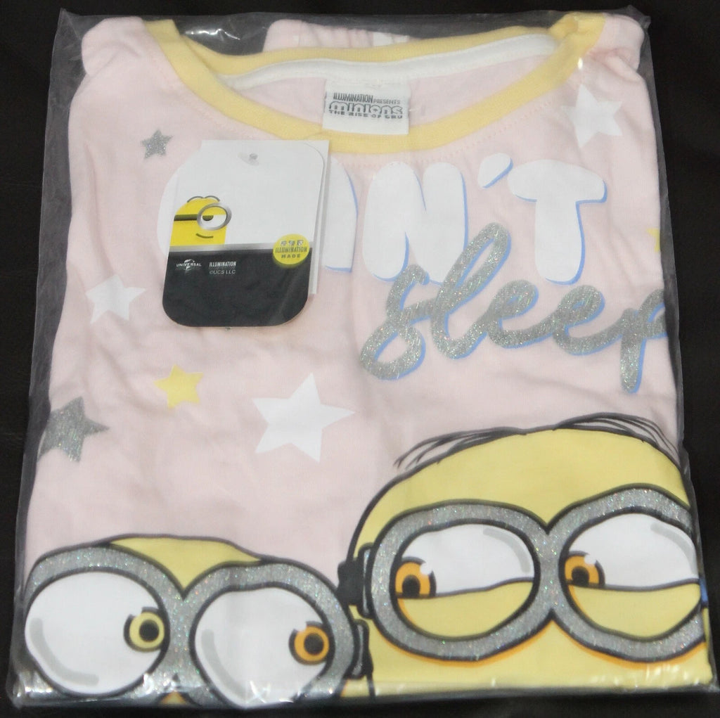 MINIONS Girl's Short Pyjamas/ DESPICABLE ME Shorty PJs in Sizes 2-10 years