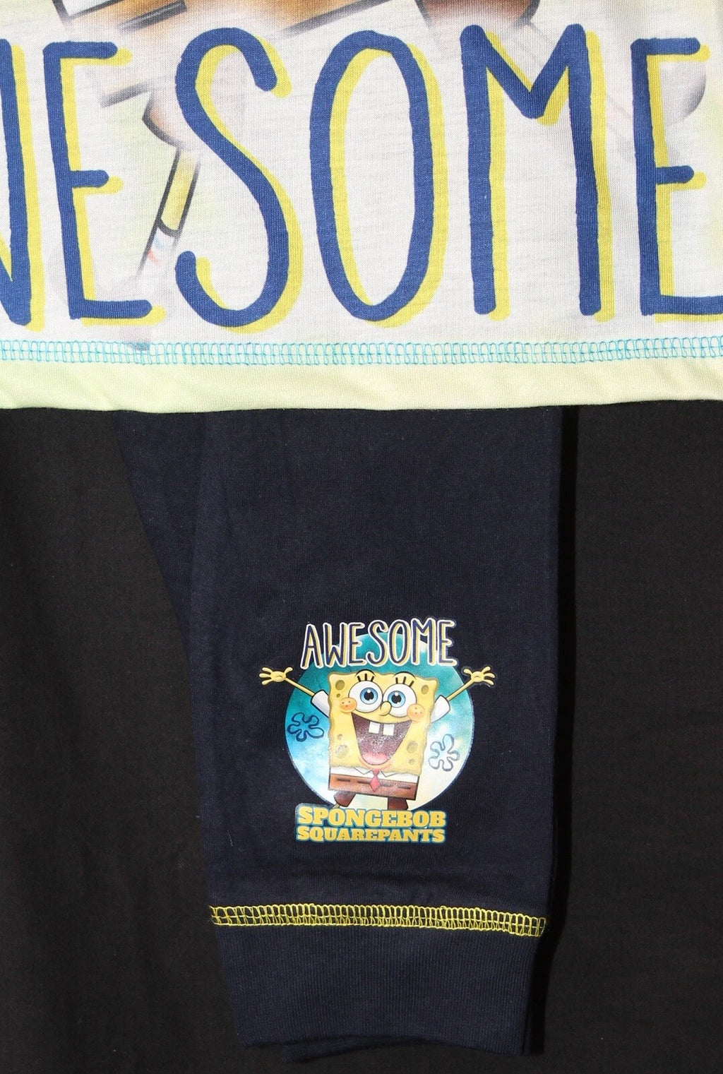 Boy's SPONGEBOB SQUAREPANTS Pyjamas / Long-Sleeved PJs - Sizes 4-10 Years