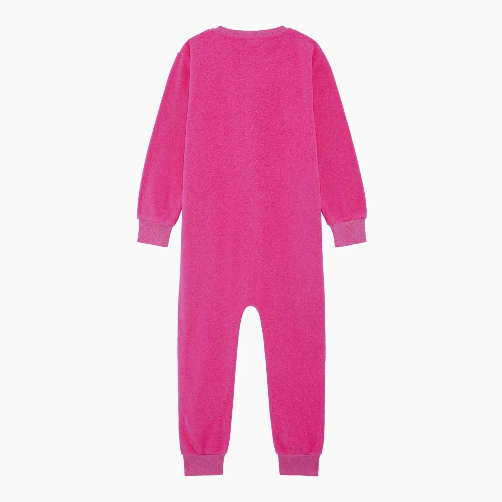 Girls Barbie 1Onesie One Piece Fleece Pyjamas Pink 3-10 Yrs Loungewear Sleepsuit