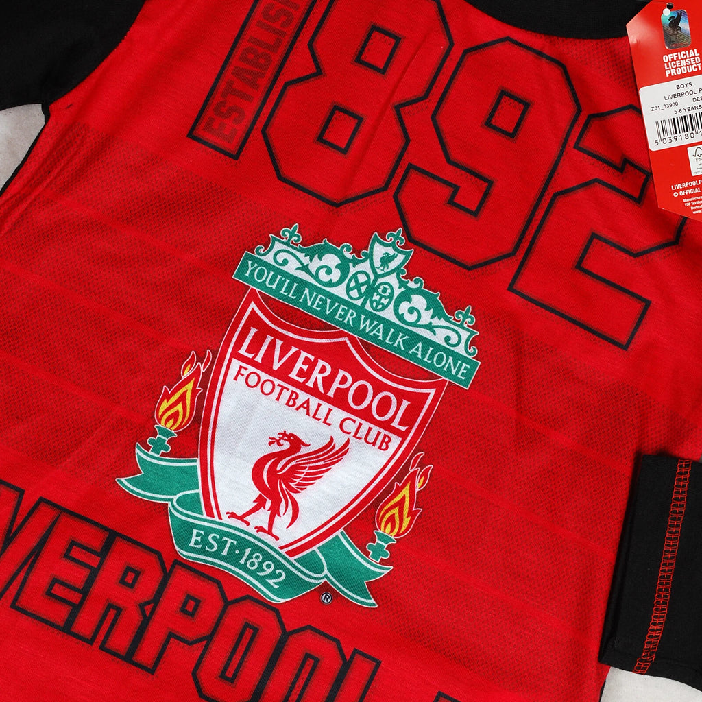 Boys Liverpool Pyjamas  LFC  Age 3 4 5 6 7 8 9 10 11 12 13 Years