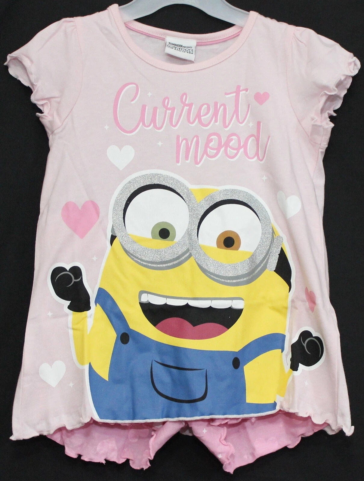 MINIONS Girl's Short Pyjamas/ DESPICABLE ME Shorty PJs in Sizes 2-10 years