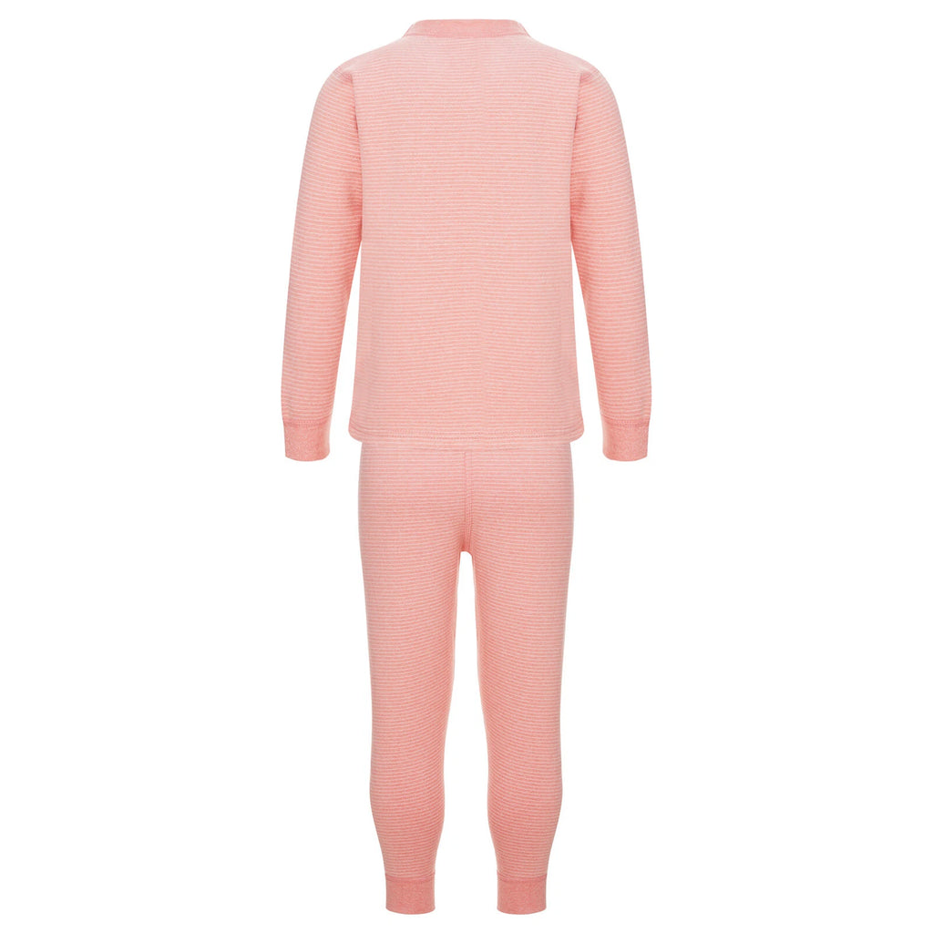 Kids Boys Girls Underwear T-shirt Pajama Set With Pants Nightwear Winter Tops