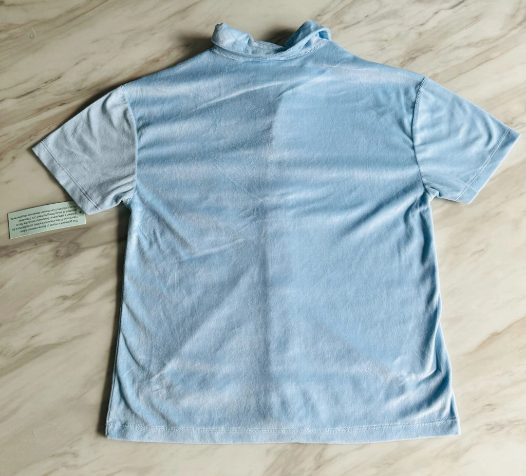 Ck Calvin Klein-Boys Short Sleeve Button-down Shirt and Shorts Pajama Set 3 NEW