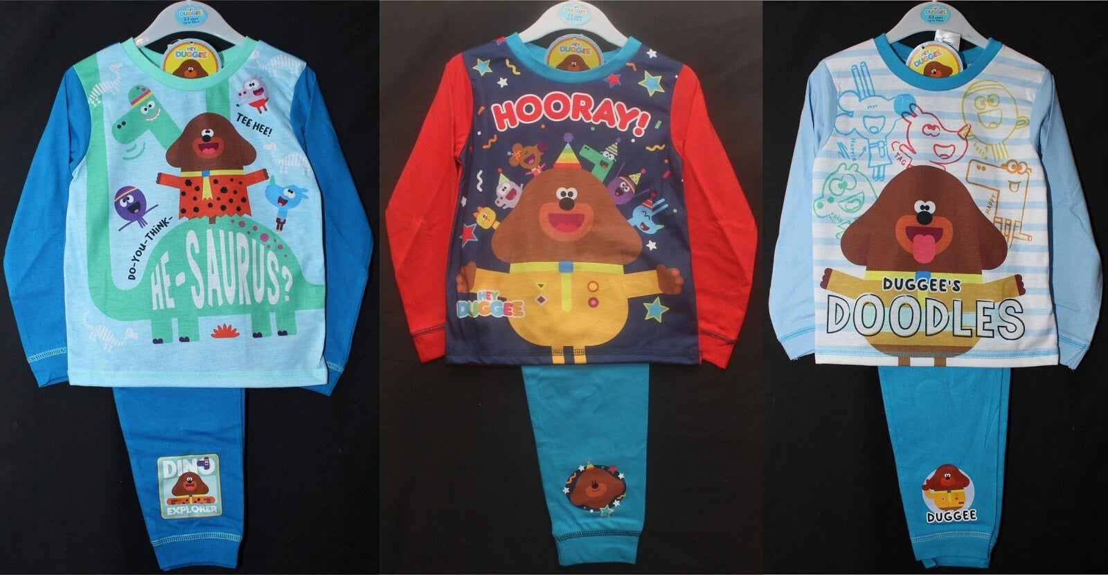 Boy's HEY DUGGEE Pyjamas / PJs in a Choice of 6 Styles  Sizes 18 months-5 years