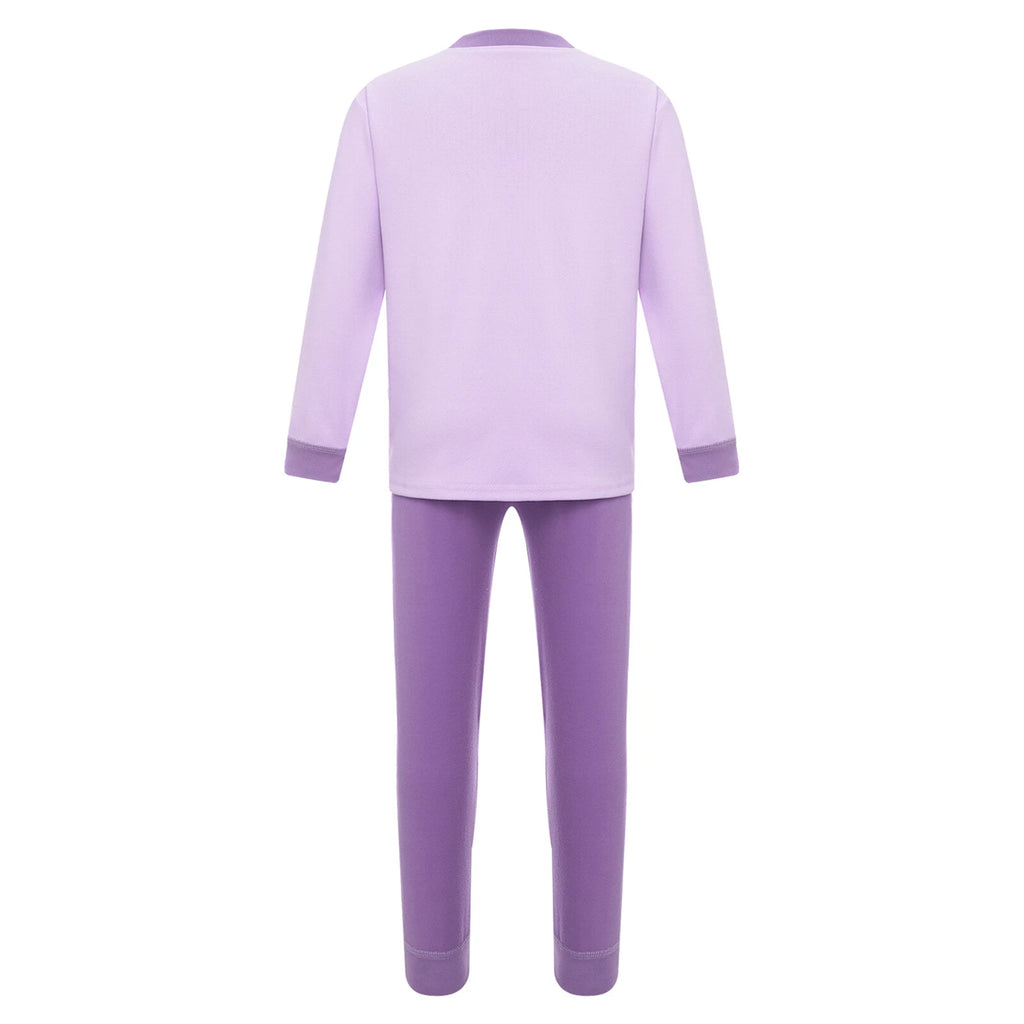 Kids Loungewear Crewneck Sleepwear Tops Pajama Set Casual Underwear T-shirt