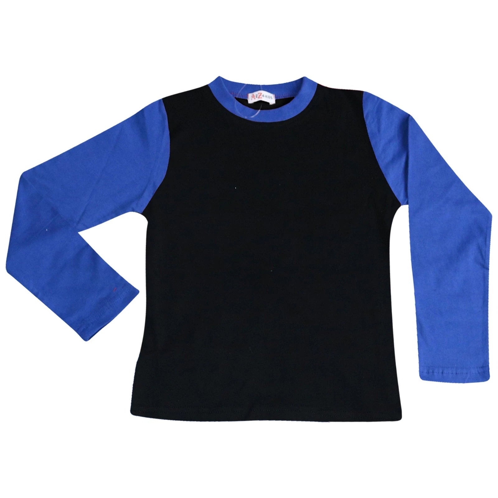 Kids Boys Girls Contrast Color Pjs Plain Stylish Pyjamas Set New Age 2-13 Years