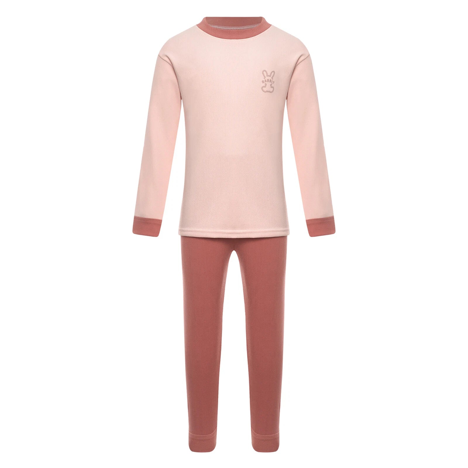 Kids Loungewear Crewneck Sleepwear Tops Pajama Set Casual Underwear T-shirt