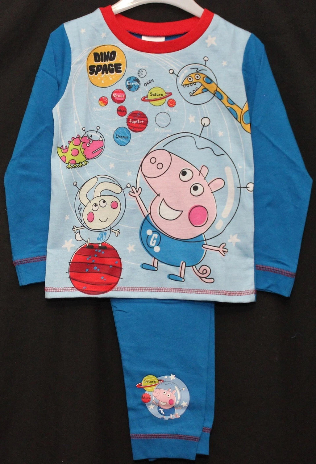GEORGE PIG Boy's Pyjamas /PEPPA PIG Long-Sleeved PJs Sizes 18 months-5 years