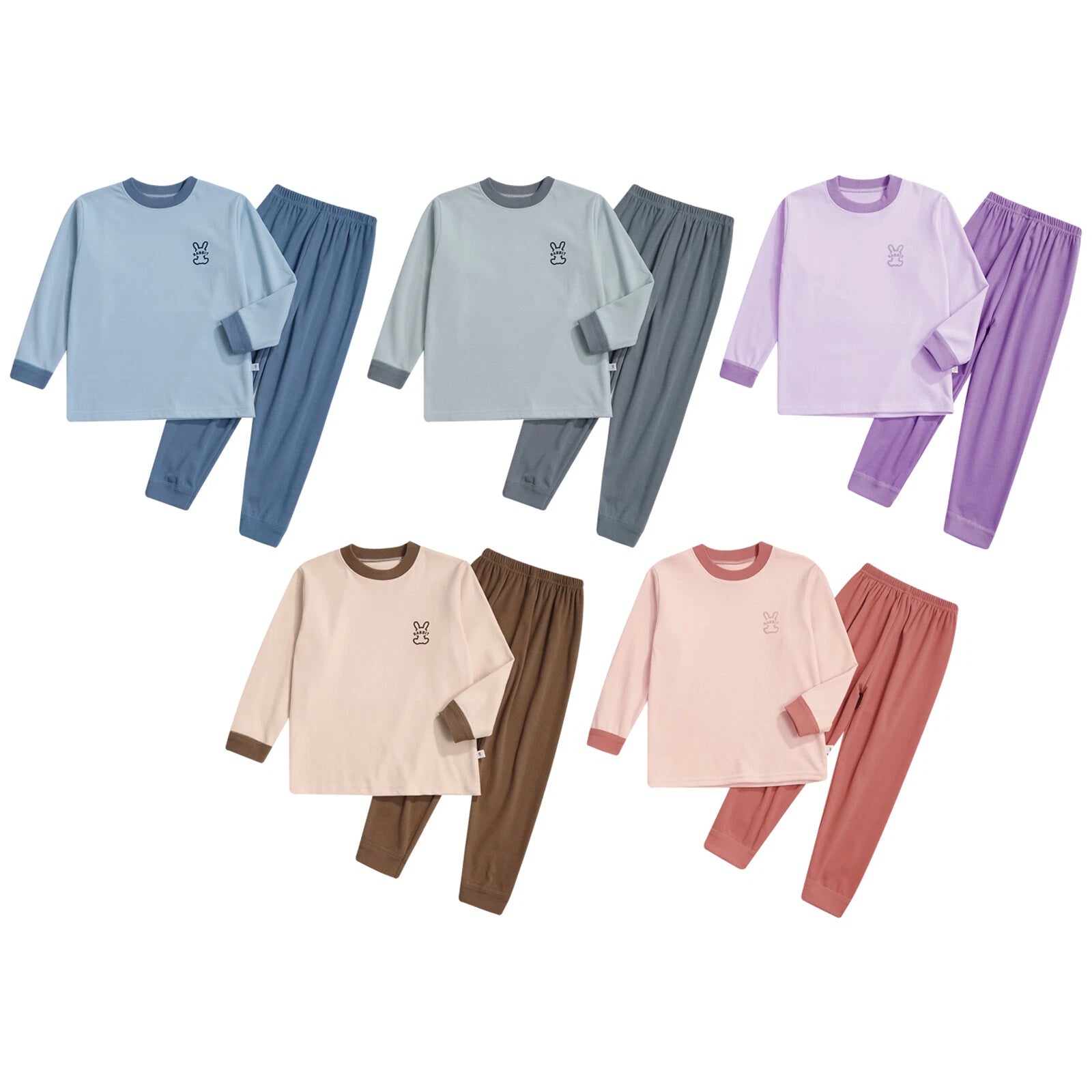 Kids Sleepwear Trousers Pajama Set Tops Loungewear Clothes Underwear Casua