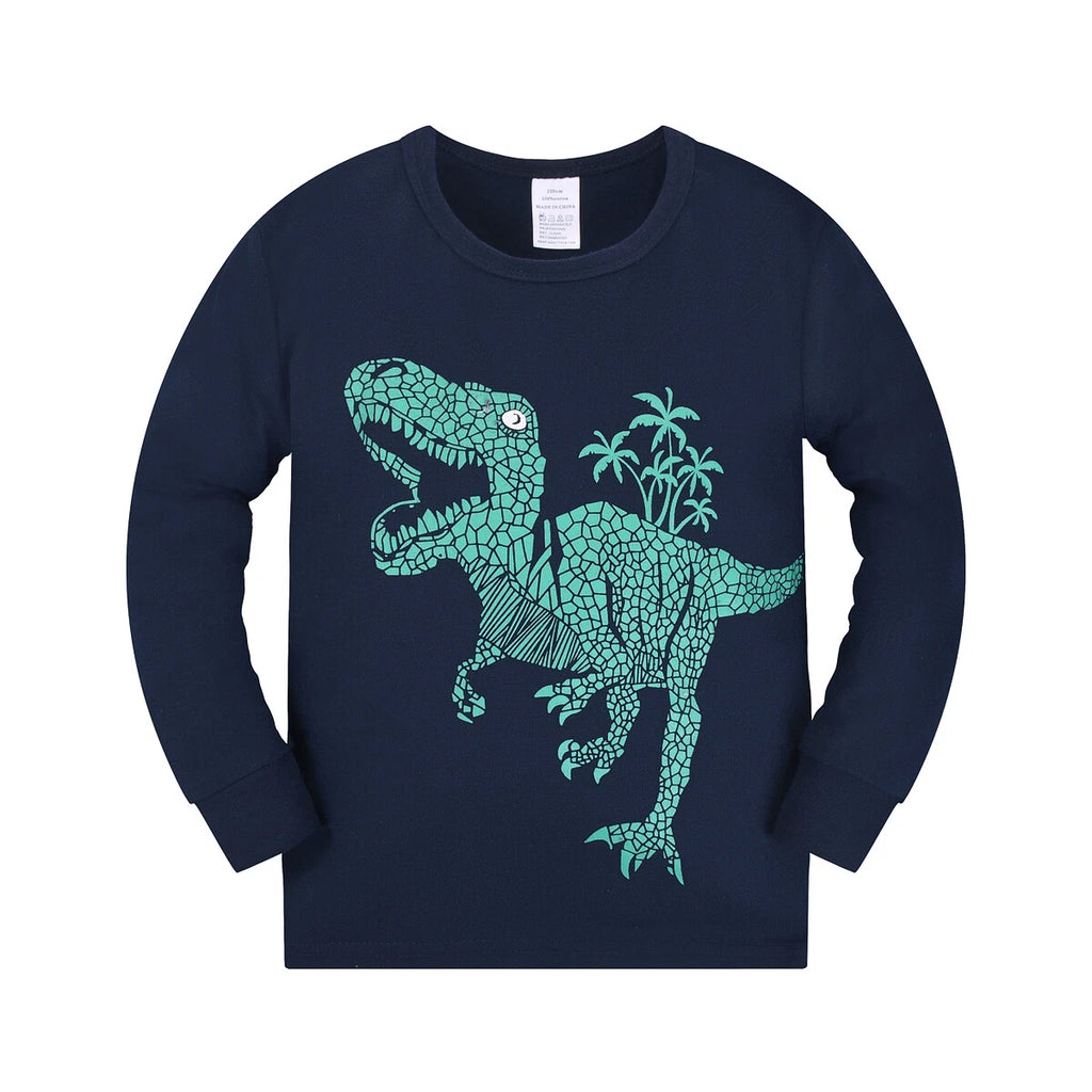 Kids Boys Pyjama Pyjamas Set PJs Sleepwear Nightwear Size 3 4 5 6 7 8 yrs