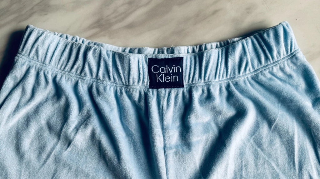 Ck Calvin Klein-Boys Short Sleeve Button-down Shirt and Shorts Pajama Set 3 NEW