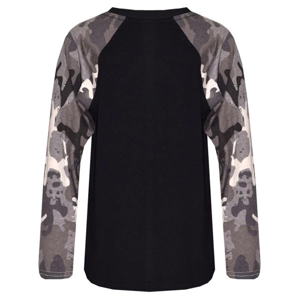 Kids Girls Boys Camo Charcoal Print PJ S YA FILTHY Christmas Pyjamas Sets