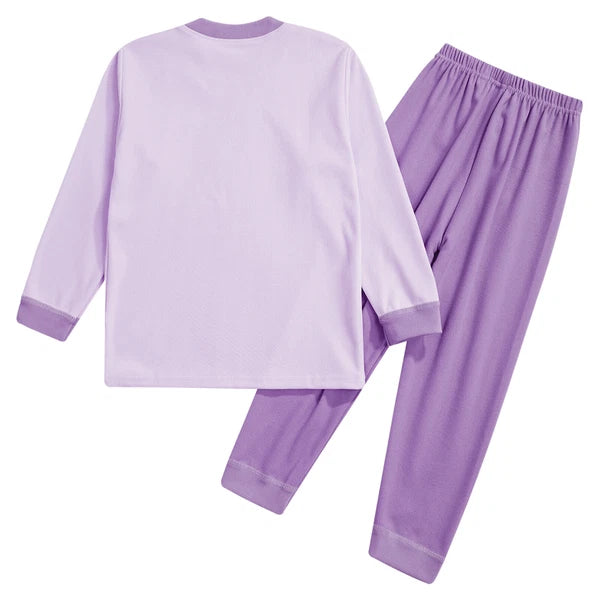 Kids Loungewear Crewneck Sleepwear Tops Pajama Set Casual Underwear T-shirt