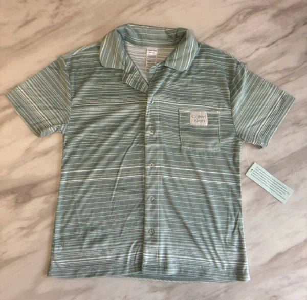 Calvin Klein Ck Youth 3 Piece Sleepwear Pajama SET Blue Green Pink BOY GIRLS NEW