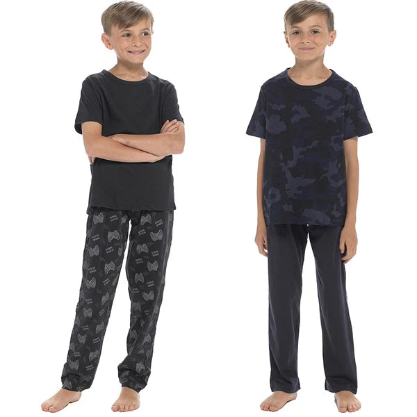 A2Z 4 Kids Boys Short Sleeve Pyjamas Set 2 Piece Comfortable Sleepwear Set