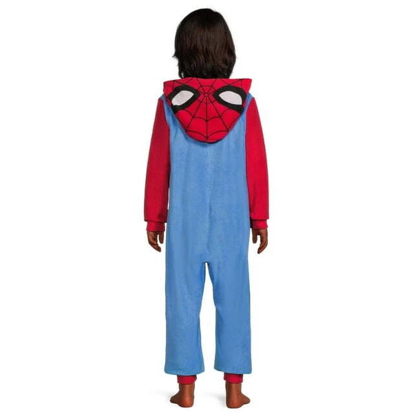 Licensed Boy's One-Piece Full-Zip Hooded Blanket Pajama Sleepwear Sleeper: 4-16