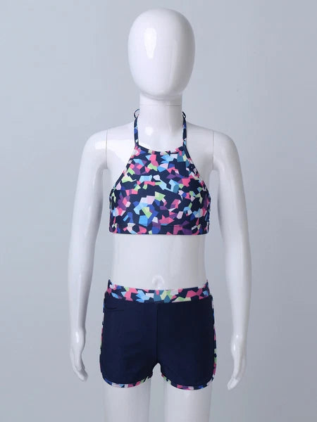 Unisex Kids Sleepwear Training Outfits Warm Set Long Sleeve Stand Collar Zipper